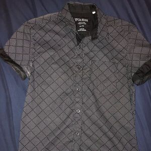 [Guess] Short Sleeve Button Up Shirt